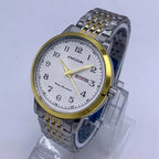 Jemsoun Classic Heritage: Two-Tone Luxury Watch (Automatic, Sapphire, Day-Date)