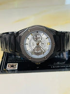 Hublot Multi-Function Geometric Men's Watch – Faceted Steel Case with Skeletonized Date Track | Trendoraa Mart Luxury Collection