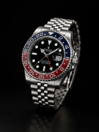 Rolex Luxury GMT Style Stainless Steel Automatic Watch