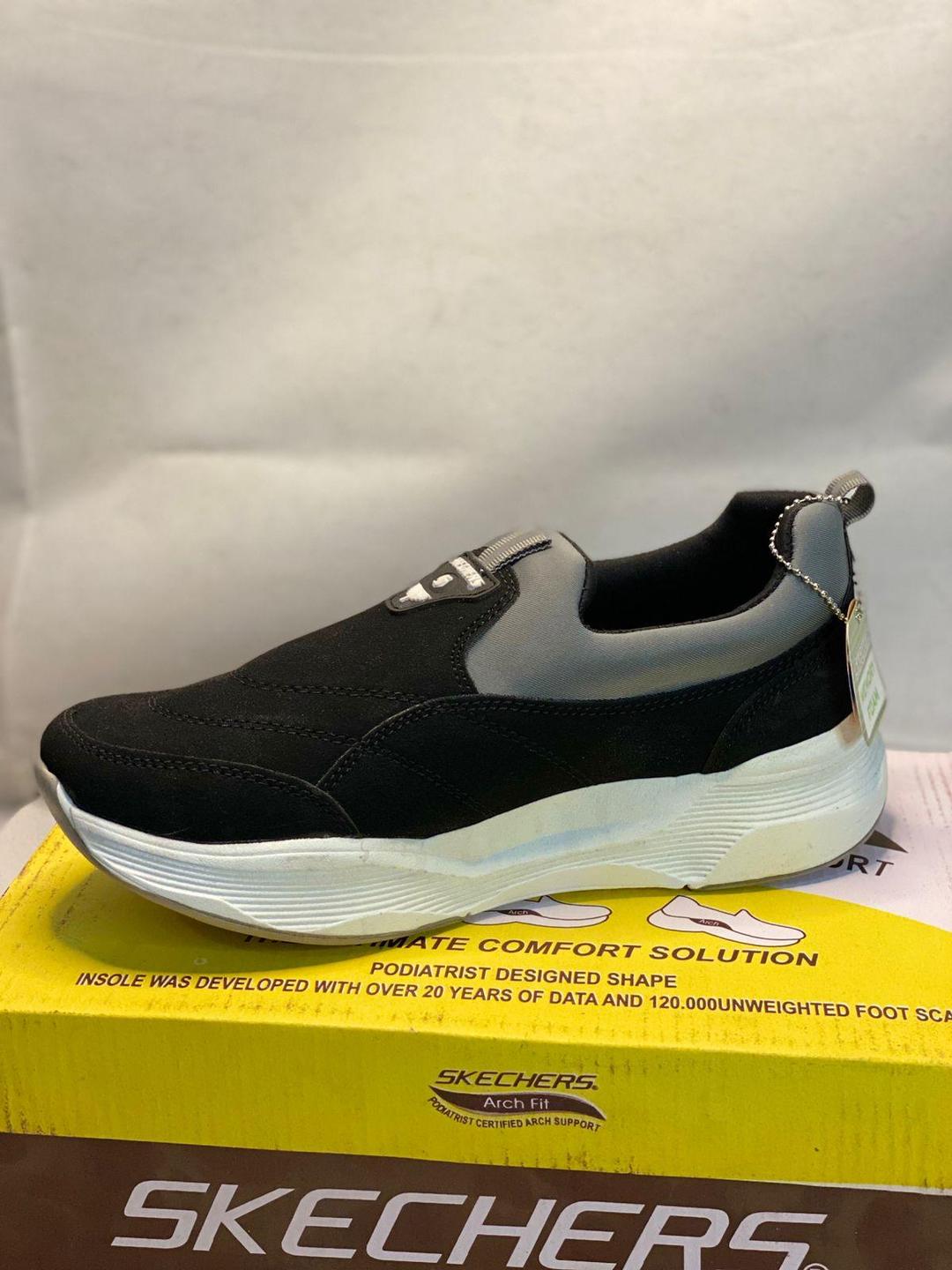 Men's Mustard Skechers EVA Casual Slip-On Shoes