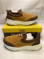 Men's Mustard Skechers EVA Casual Slip-On Shoes