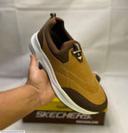 Men's Mustard Skechers EVA Casual Slip-On Shoes